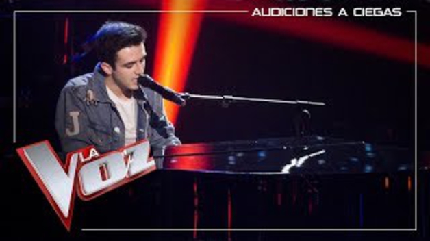 Actuación de Javier Erro en La Voz