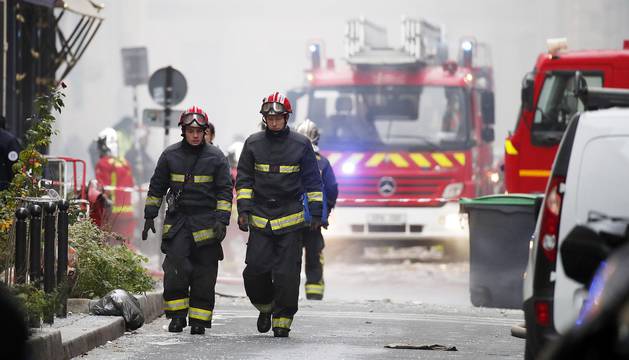 Explosión en una panadería en el centro de París