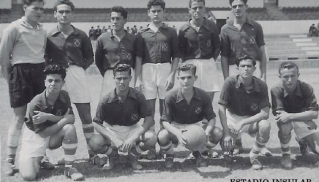 Osasuna Schamann, un equipo grancanario de los años 50