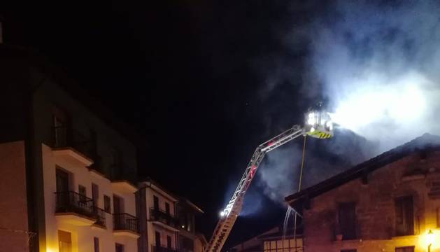 Incendio en una vivienda de Alsasua