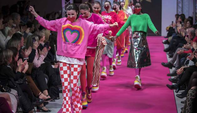 Desfile de Ágatha Ruiz de la Prada en la Pasarela 948 de Pamplona