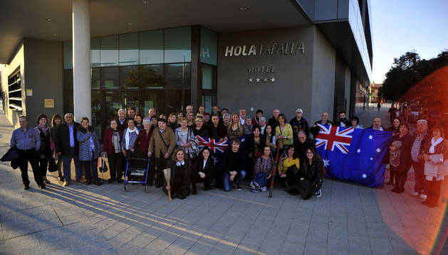 Un primer encuentro, teñido de emoción y nostalgia, iluminó el viernes en tafalla los recuerdos de Emigrantes navarros que partieron a las antípodas en décadas pasadas.