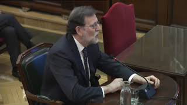Mariano Rajoy declara en el juicio del Procés
