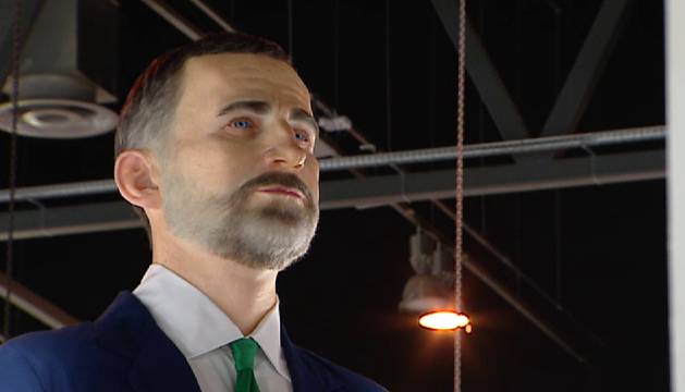 El Rey, convertido en ninot en ARCO