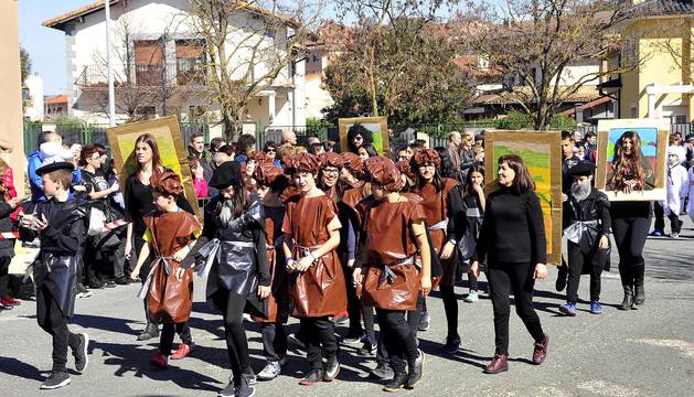 Carnaval escolar en Tafalla 2019