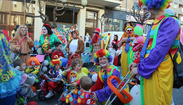 Desfile de carnaval del domingo en Tudela