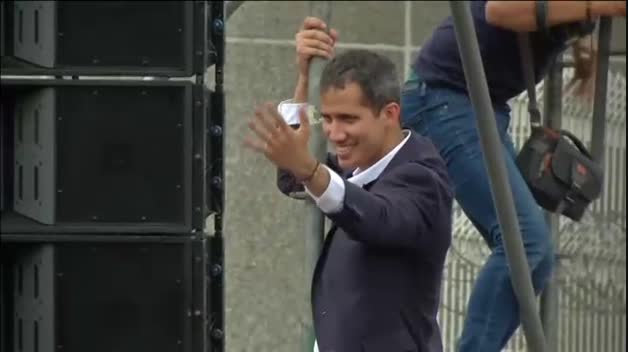 Juan Guaidó entra libremente en Venezuela