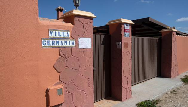 Vivienda del extraradio de Chiclana de la Frontera (Cádiz) donde la Guardia Civil, en la denominada