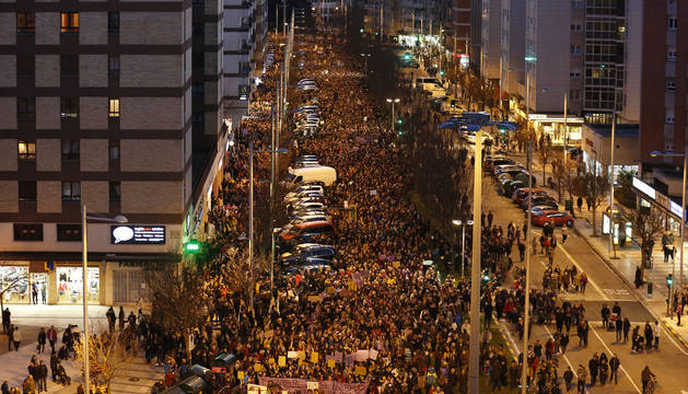 Manifestación del 8M en Pamplona