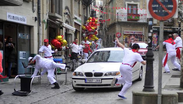 Rodaje de 'Line Walker II' en Tafalla