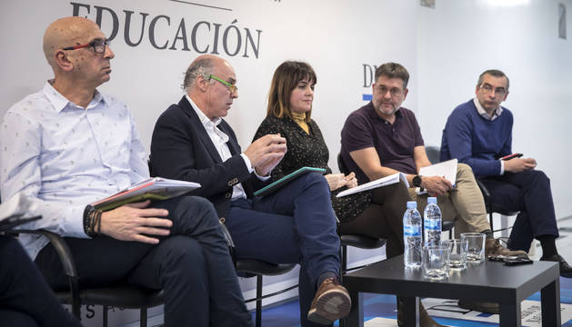 De izda. a dcha., Juan Carlos Laboreo, Manuel Martín, Anabel Ávila, José Luis García y Sergio Gómez Salvador.