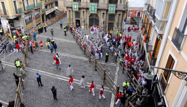Rodaje de la película 'Line Walker II' en Pamplona