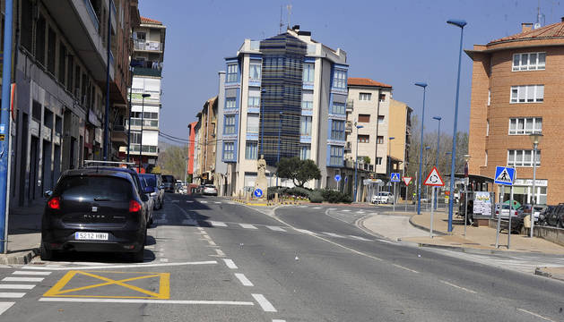 Proponen volver a considerar la ordenación del tráfico en la travesía de Tafalla