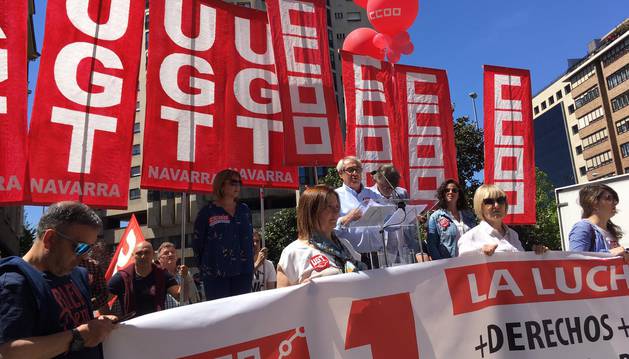 Manifestaciones del 1 de mayo en Pamplona