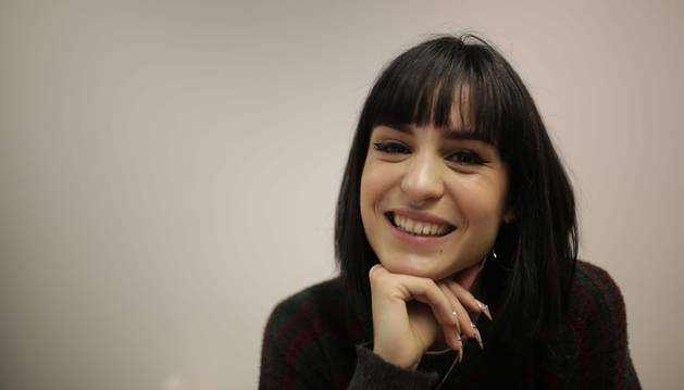 Natalia Lacunza, durante la entrevista que concedió a Diario de Navarra el pasado diciembre.