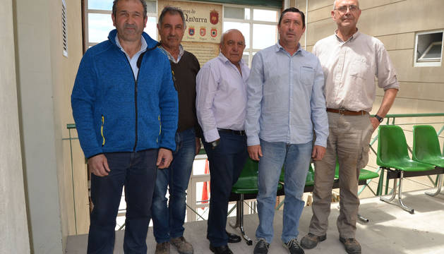 Pablo Alonso Irujo, Jesús Mª Alcalde San Martín, José Luis Navarro Muro, Fernando Cárcar García y Miguel Ángel Alcalde Ripa.