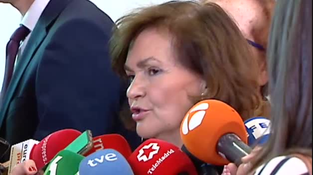 Carmen Calvo: "El PSOE tiene unos principios y unos límites a los que no llegamos"