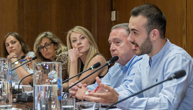 El portavoz socialista Jorge Crespo en una de las intervenciones realizadas en el pleno del jueves.