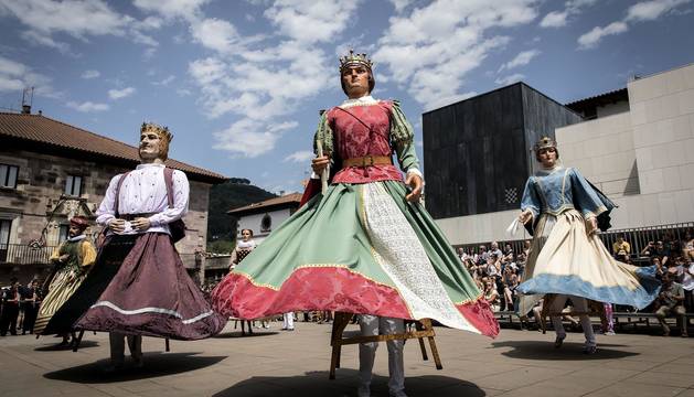 Celebración del Día de Santiago en las fiestas de Elizondo 2019