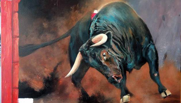 La exposición 'La belleza del toro en pintura', en la galería Michel Menéndez