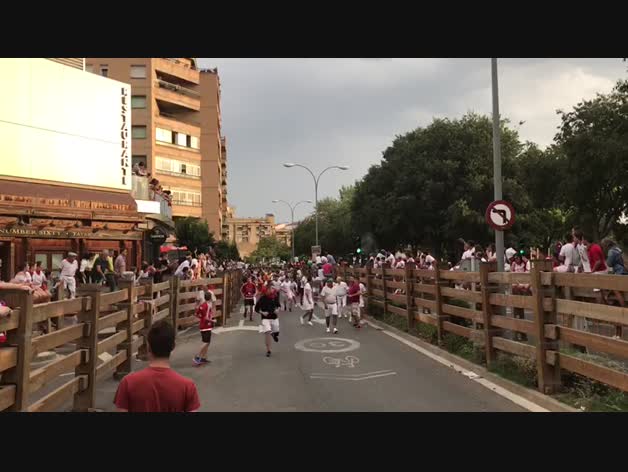 Vídeo del encierro del día 26 de fiestas de Tudela 2019