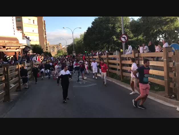 Vídeo del encierro del día 28 de fiestas de Tudela 2019