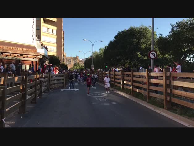 Vídeo del encierro del día 29 de fiestas de Tudela 2019
