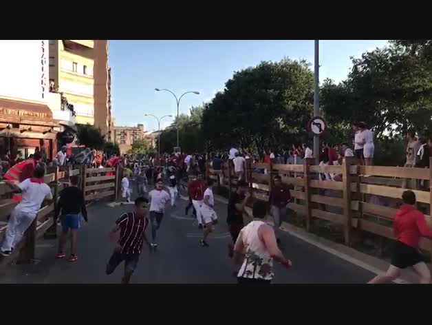 Sexto y último encierro de fiestas de Tudela 2019