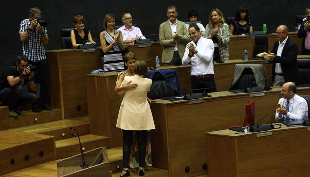 Sesión de investidura de María Chivite como presidenta del Gobierno de Navarra