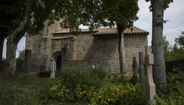Foto del cementerio que devolvió la vida a Eransus.