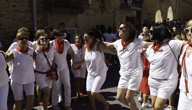 Fotos del cohete de fiestas de Santacara 2019