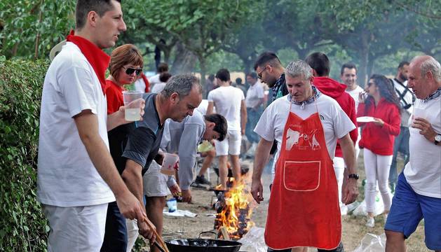 Fotos de los calderetes de Fiestas de Burlada 2019