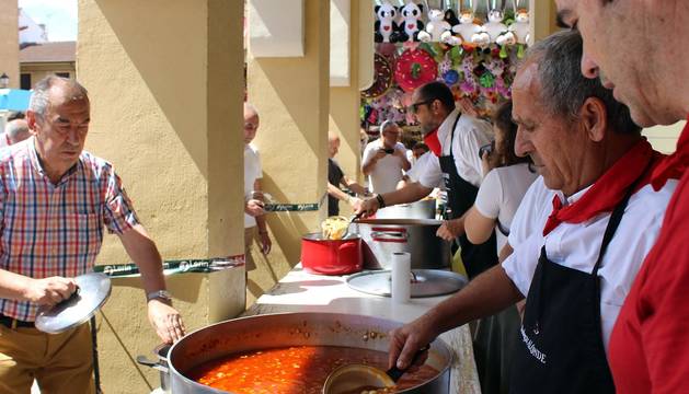 Pochada de las fiestas de Lerín