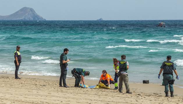 Muere el piloto de un avión del Ejército tras estrellarse contra el mar en La Manga