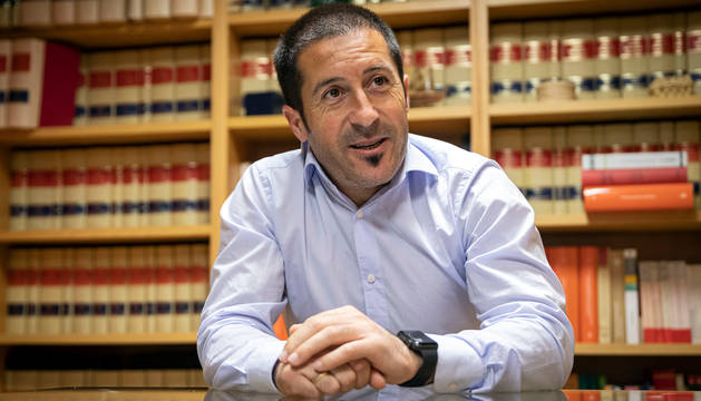 Foto del nuevo presidente de la Federación Navarra de Municipios y Concejos (FNMC), Juan Carlos Castillo Ezpeleta.