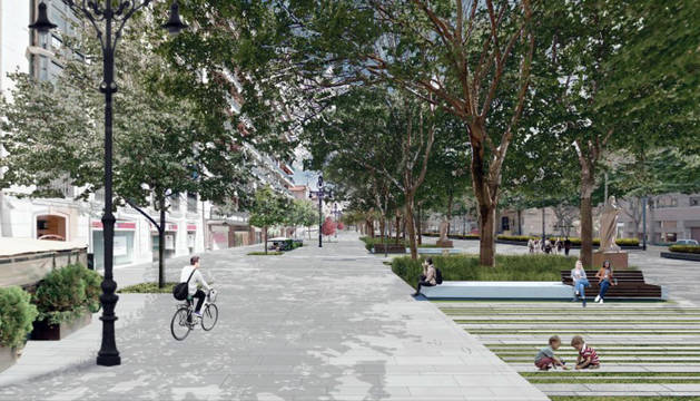 Propuestas para la peatonalización del paseo Sarasate