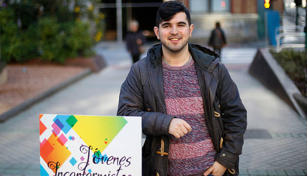 Foto de Kevin Lucero, secretario general más joven que han tenido las Juventudes Socialistas.
