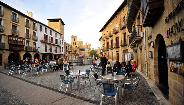 foto de Vista de la localidad de Olite.