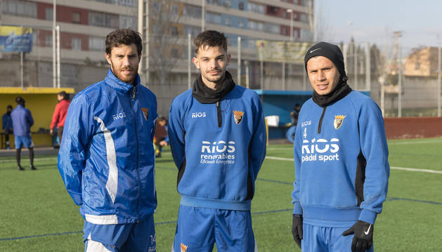 Foto de Néstor Salinas Alonso, Marcos Fernández Isla y Josué Lázaro Navarro.