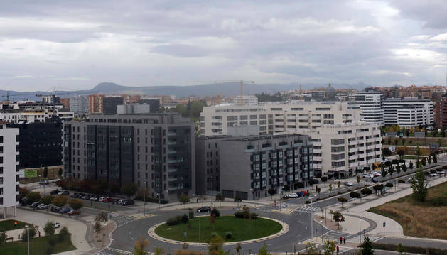 foto de Vista del barrio de Lezkairu en Pamplona