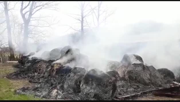 Vídeo | Incendio en una granja de ovejas en Sakana