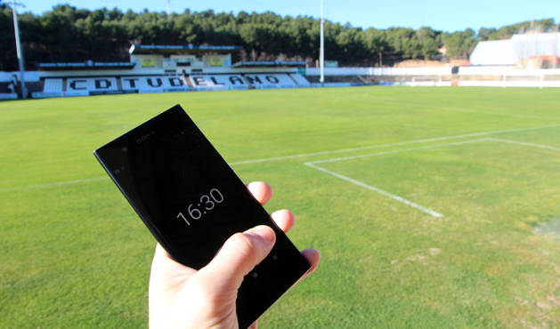 foto de A las 16.30 horas de este domingo se iba a disputar el derbi navarro de Segunda División B entre el Tudelano y el Izarra. Quedó pospuesto.