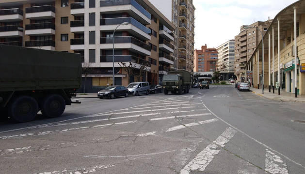 El Ejército, en la calles de Tudela