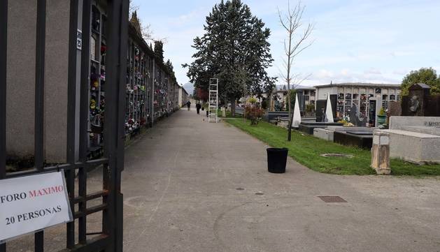Foto del cementerio de Pamplona.