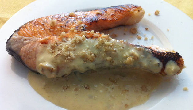 Receta: Salmón marinado en miel mostaza