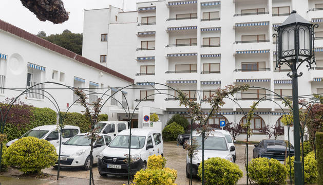 Foto del exterior del hotel Palafox del Balneario de Fitero.