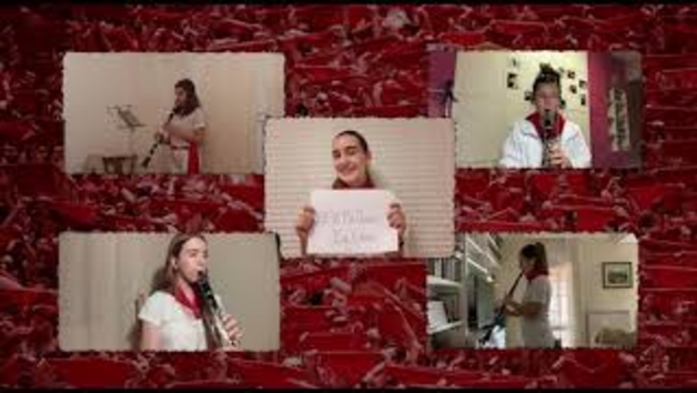 Vídeo: La Banda de Música de Aoiz anima el confinamiento con música sanferminera