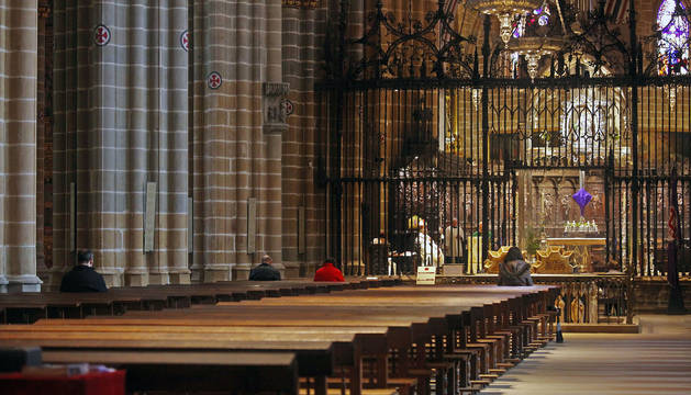 Foto de la Misa Crismal de la catedral.