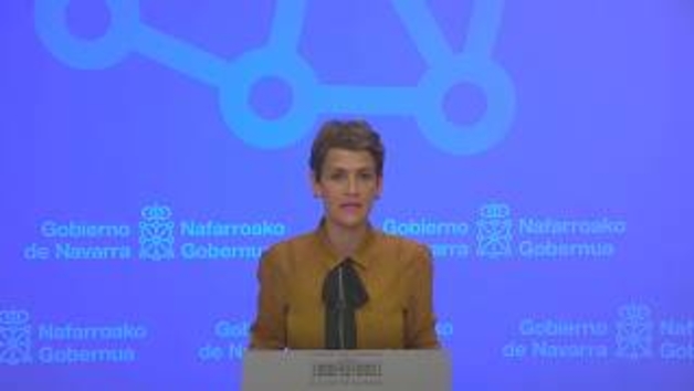 Vídeo: Chivite pide a Sánchez aclarar en la Comisión del Convenio las ayudas a Navarra