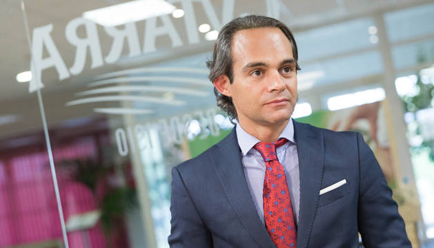 Eduardo López Milagro, consejero delegado de Gvtarra-Grupo Riberebro, en la sede de la empresa en Villafranca.